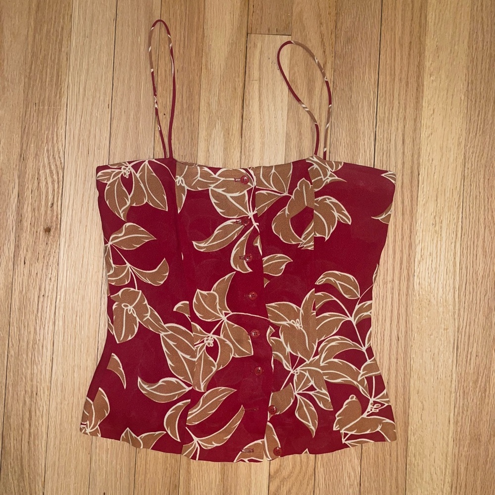 Vintage Button Tank